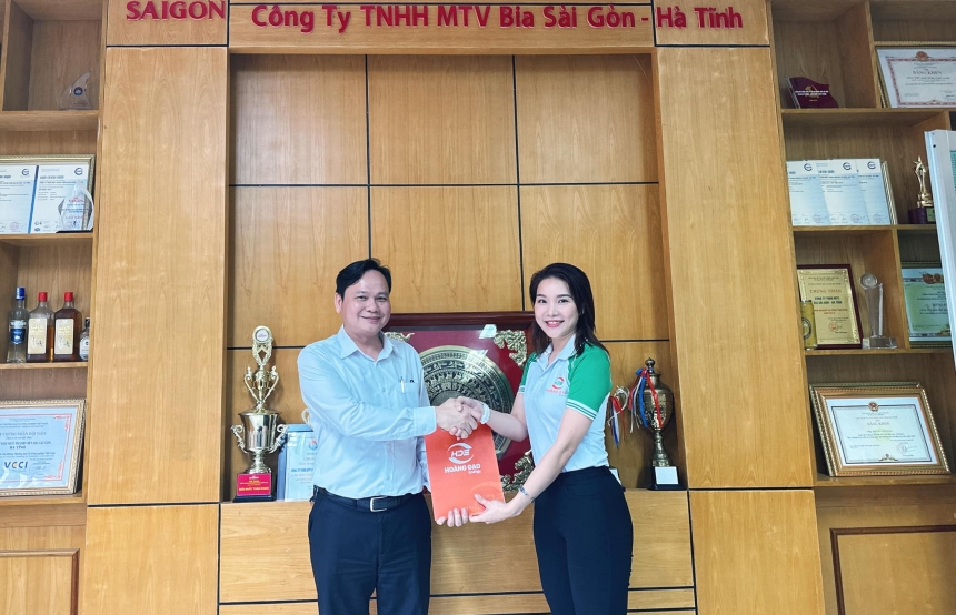 HDE kí kết hợp đồng Công ty TNHH MTV Bia Sài Gòn - Hà Tĩnh